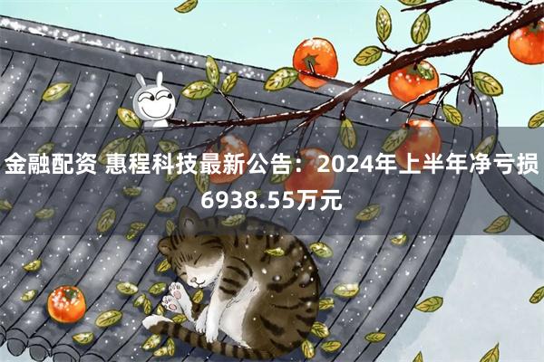 金融配资 惠程科技最新公告：2024年上半年净亏损6938.55万元